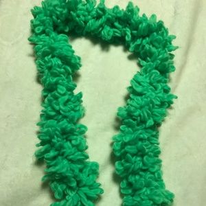 Neon Green and made Loopy Scarf NWOT